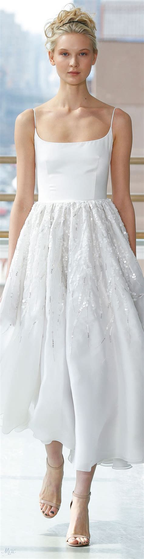 Up to 70% off original retail price. Spring 2019 Bridal Gracy Accad | Tea length wedding dress ...
