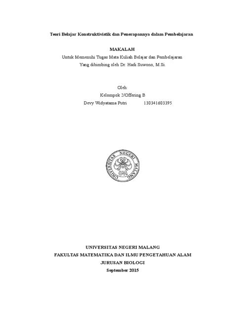 Ianya menekankan peneguhan positif dan peneguhan negatif bertujuan untuk menambahkan. Aplikasi Teori Konstruktivisme Dalam Pengajaran Dan ...