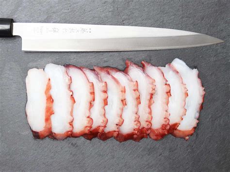 Buy Sliced Octopus For Sashimi Tako Next Day Delivery The Fish