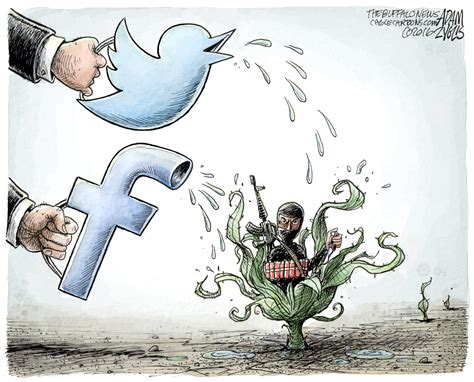 Editorial Cartoon Us Social Media The Week