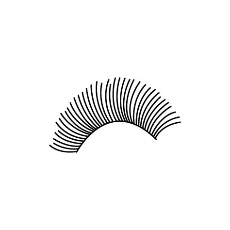Eyelashes Icon Vector 25782447 Vector Art At Vecteezy