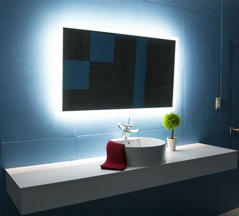 Backlit Bathroom Mirror Rectangle 48 X 28 In Ib Mirror
