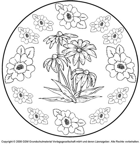 Blumen-Mandala 2 - Medienwerkstatt-Wissen © 2006-2022 Medienwerkstatt