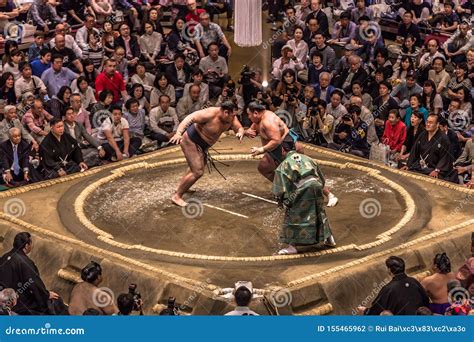 Sumo Wrestling Training In Tokyo Japan Editorial Photo Cartoondealer