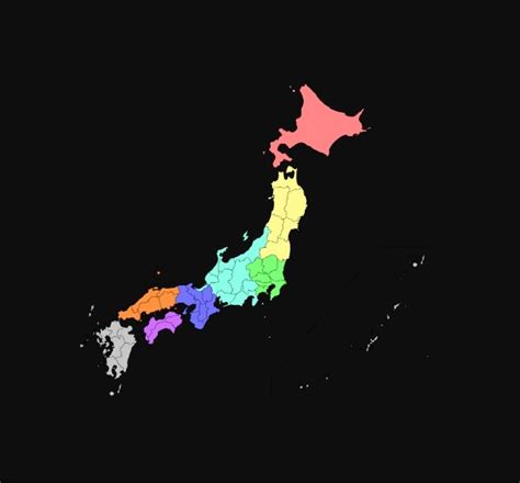Peta Jepang, Wilayah, Prefektur, dan Tempat Wisata di Negara Jepang