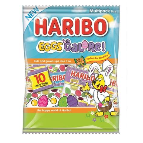 Haribo Eggs Galore 10 Minis Bags 160g Candy Funhouse
