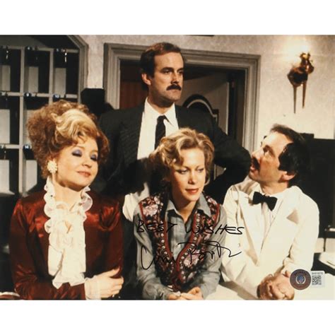 Connie Booth Signed Fawlty Towers X Photo Inscribed Best Wishes Beckett Pristine Auction