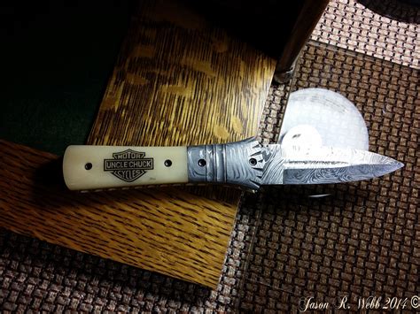 It colors nicely and makes a great handle material. Jason R. Webb Commission Scrimshaw Work - scrimshaw.com