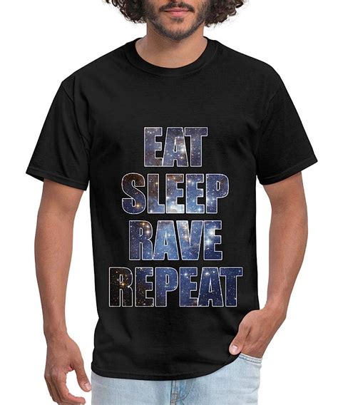 eat sleep rave repeat t shirt 9985 jznovelty
