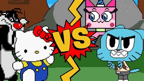 Mugen Battles Hello Kittysylvester Vs Unikittygumball Youtube