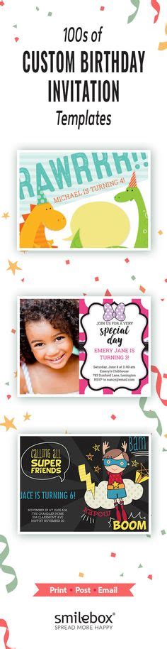 Free Printable Birthday Invitations For Kids #freeprintables #birthday