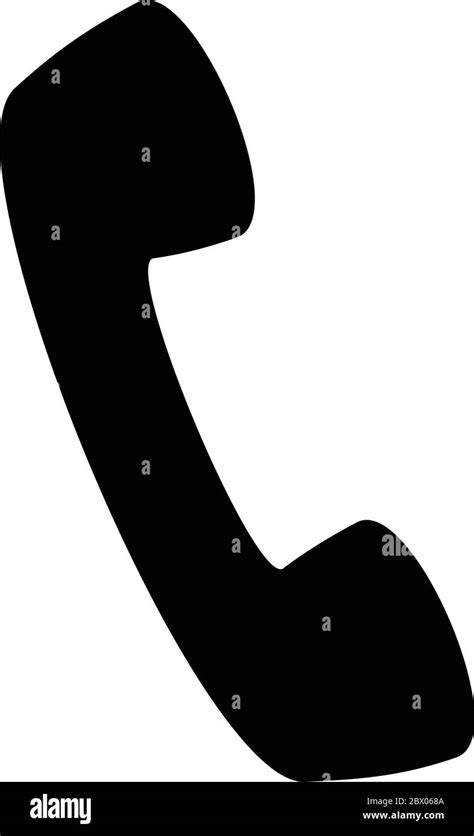 Phone Silhouette An Illustration Of A Phone Silhouette Stock Vector