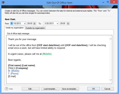 Howto Set Up An Out Of Office Message In Outlook And Office 365 3ait Images