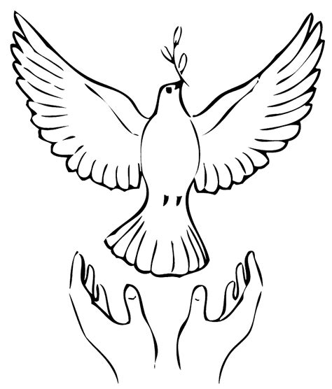 Choose Peace Dove Coloring Page ⋆ Coloringrocks