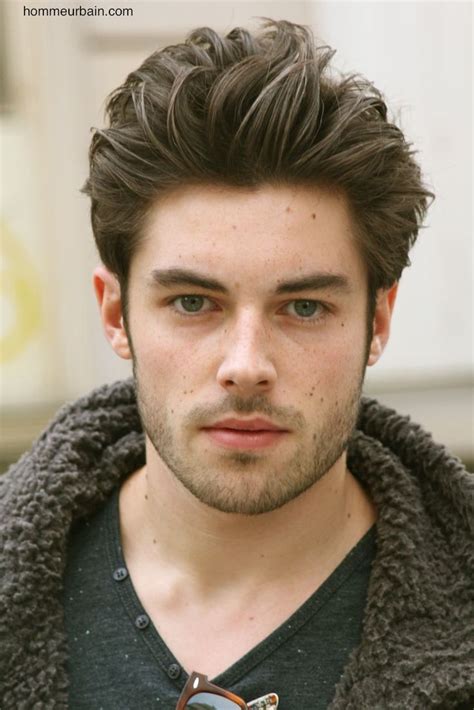 Brown hair color is probably the most intelligent of all. Valentin d'Hoore, Men's Hair and Scruffy Beard. | Jpstyls ...