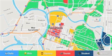 Sacramento Neighborhood Map