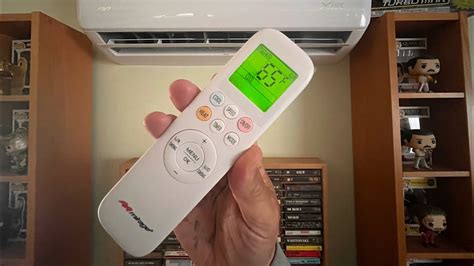 Mirage XLife Mini Split AC Unit Celsius To Fahrenheit Instructions