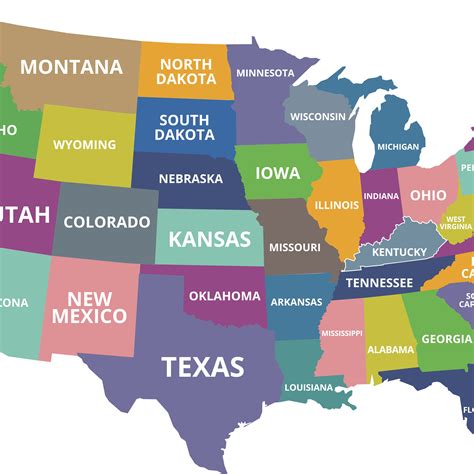 Us State Beginning With M 👉👌alphabetical List Of 50 States