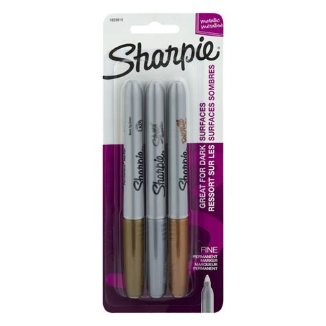 Save On Sharpie Permanent Markers Fine Point Metallic Assorted Colors