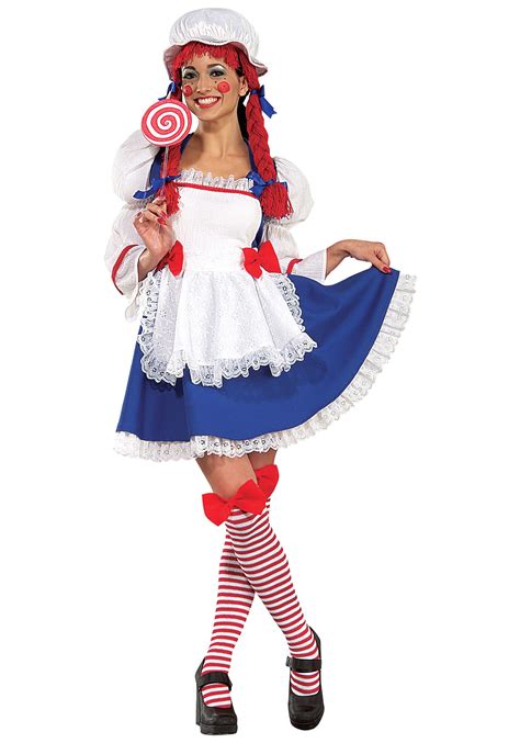 adult cheerful rag doll costume rag doll costume raggedy ann costume doll fancy dress costume