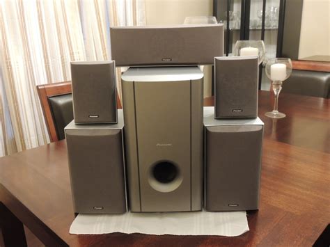 Pioneer S Htd330 Speaker System 51 Home Theater 2 Fronts 1 Center