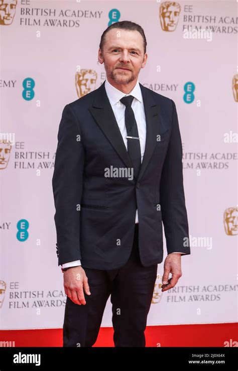 Simon Pegg Seen Arriving For The British Academy Film Awards 2022