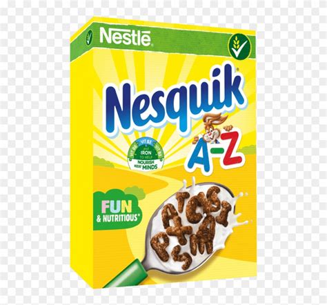 Image Of Nesquik A Z Breakfast Cereal Nestlé Nesquik Alphabet Hd Png