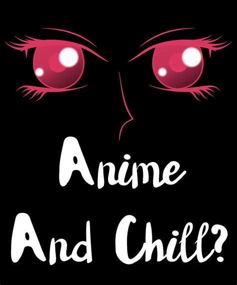 Anime And Chill Cute Cartoon Girl Digital Art By Kaylin Watchorn