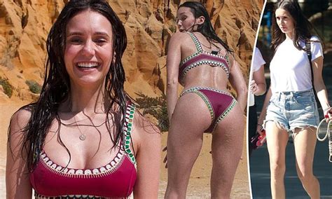 Nina Dobrev Puts Taut Bikini Body On Display For Instagram At The Beach