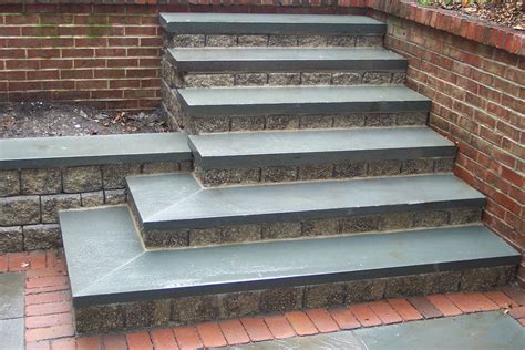 Bluestone Treads Front Door Entryway Step Treads Stone Stairs