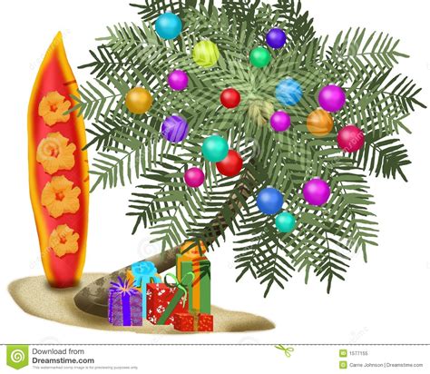 Tropical Christmas Tree Stock Illustration Illustration Of Funny 1577155
