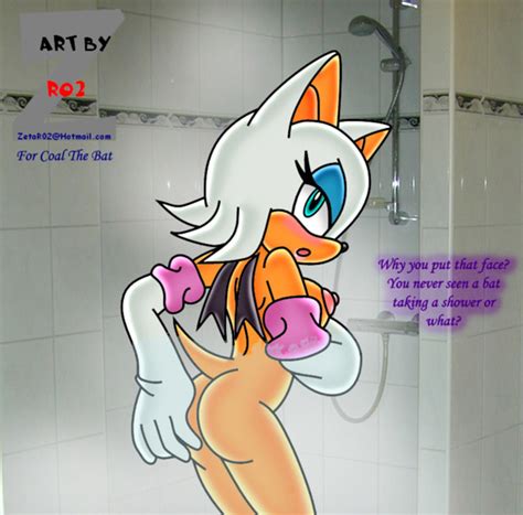 Rule 34 Ass Blush Breasts Hand On Ass Looking Back Nude Rouge The Bat