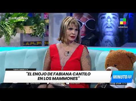 Fabiana Cantilo se enojó durante su entrevista con Los Mammones Minuto Argentina YouTube