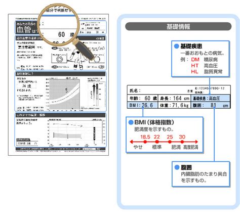 推定血管年齢タイプ｜2の用紙について｜検査結果の見方｜血圧 ...