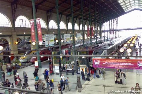 Gare Du Nord Railway Station In Paris France Sncf