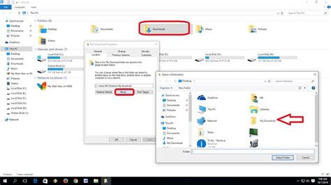 How To Change Download Location In Windows 10817 Youtube