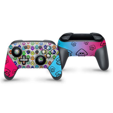 Tak hanya game biasa namun menyajikan berbagai tantangan yang didukung berbagai aplikasi lain seperti tool skin ff, agar pemain tidak bosan serta dapat merubah. Inkling Squids Switch Pro Controller Skin | Nintendo ...