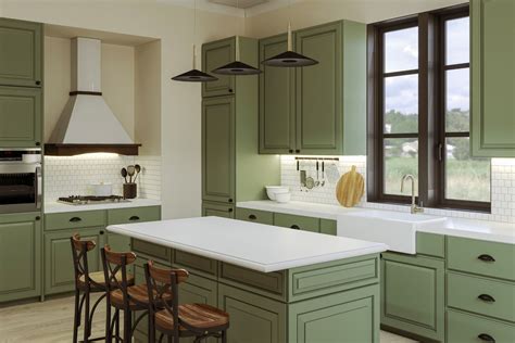 Sage Green Kitchen Cabinets With Black Appliances Dandk Organizer