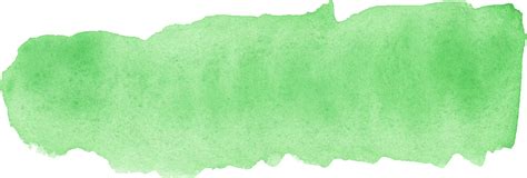 Download Transparent Watercolor Green Green Watercolor Stroke Png Png