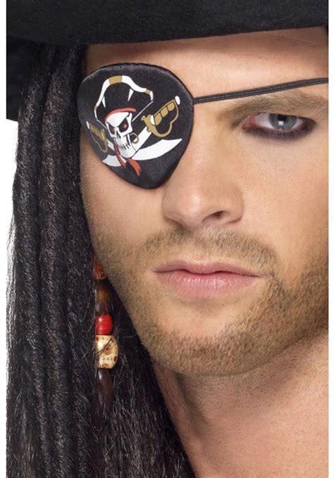 Pirate Eyepatch Black With Skulland Pirate Skull Eyepatch Escapade