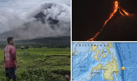 Mayon Volcano Before And After