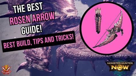 The Best Rosen Arrow Guide Pink Rathian Bow L Monster Hunter Now Youtube