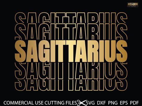 Sagittarius Svg Sagittarius Png File Afro Svg Birthday Etsy
