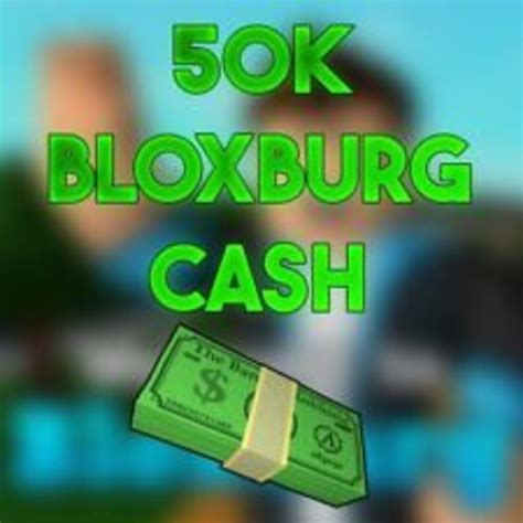 50k Bloxburg Cash Etsy Uk