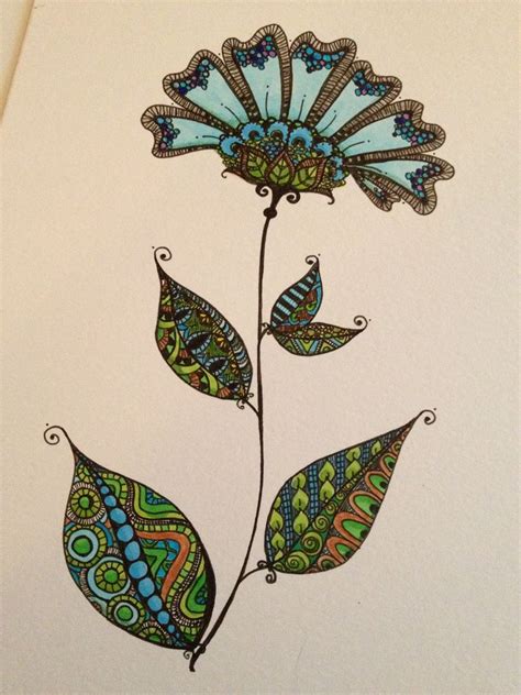 Crochet flowers are such fun to decorate with! Flickr | Doodle art flowers, Doodle art, Art deco pattern