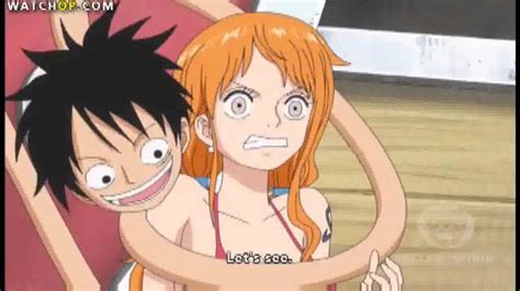 Luffy And Nami Cute Moment 面白い一枚 Youtube