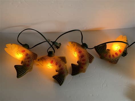 Patiogardenporch Indooroutdoor Fish String Lights Total Of 10 For