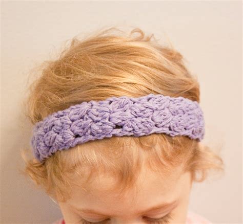 Craftsbykeri Free Toddler Crochet Bobble Headband Pattern