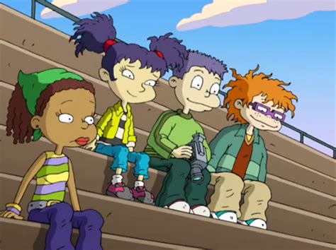 Image Tommy Kimi Chuckie Susie At Bleacherspng Rugrats Wiki