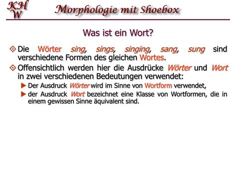 Ppt Grundbegriffe Der Morphologie Powerpoint Presentation Free
